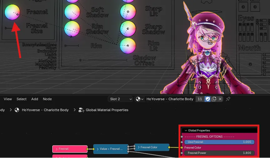 Use Fresnel enabled