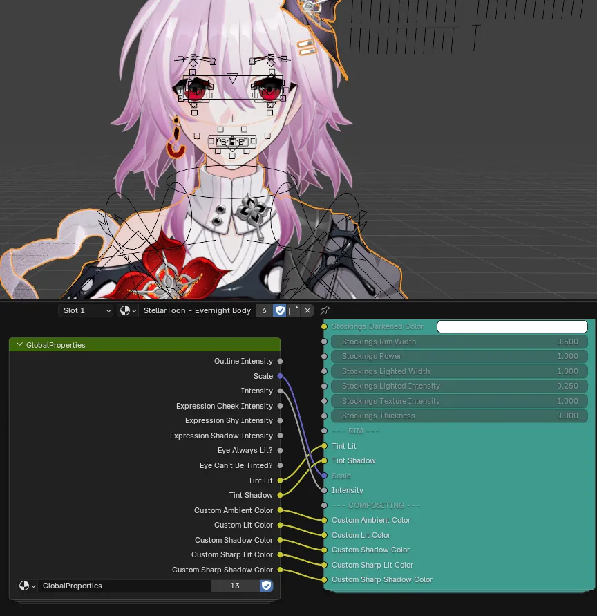 Global Properties node in Shader Editor